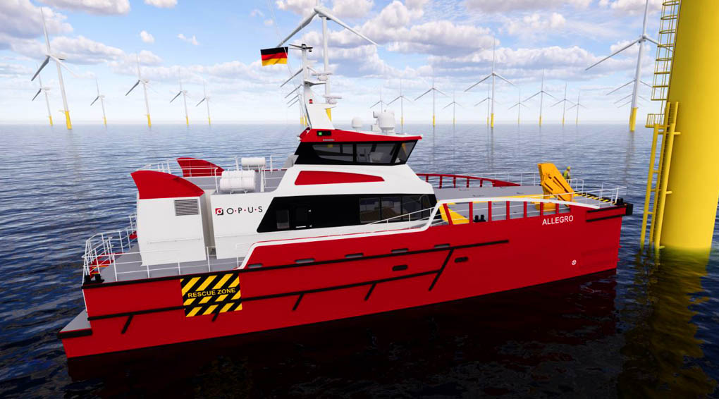 Damen signs with Opus Marine for Germany’s first  FCS 2710 