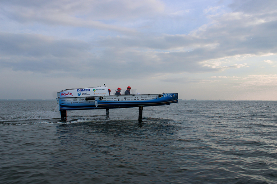 ’s Werelds eerste vliegende waterstofboot is een feit!