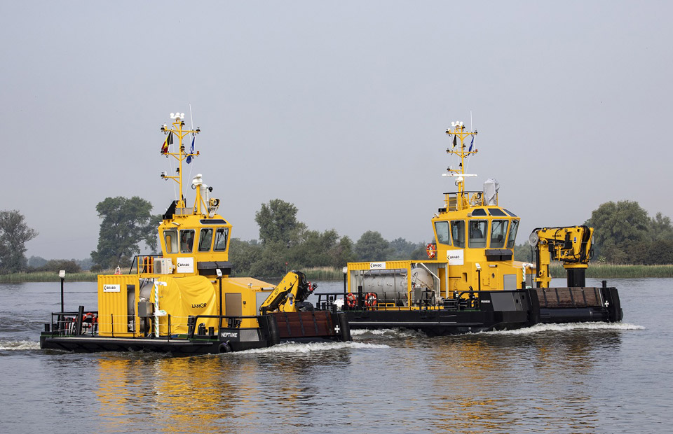 Damen delivers two Multi Cats to Brabo in Antwerp