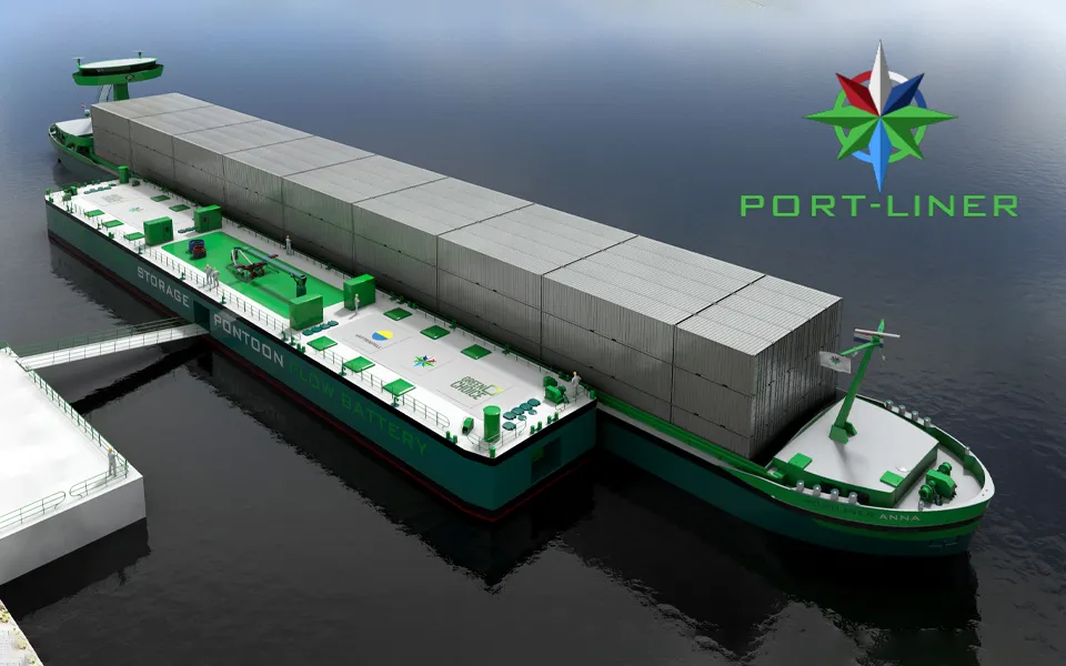 Vergunning van Gemeente Rotterdam en DCMR Milieu vormt startschot voor PortLiner’s duurzame scheepvaartproject
