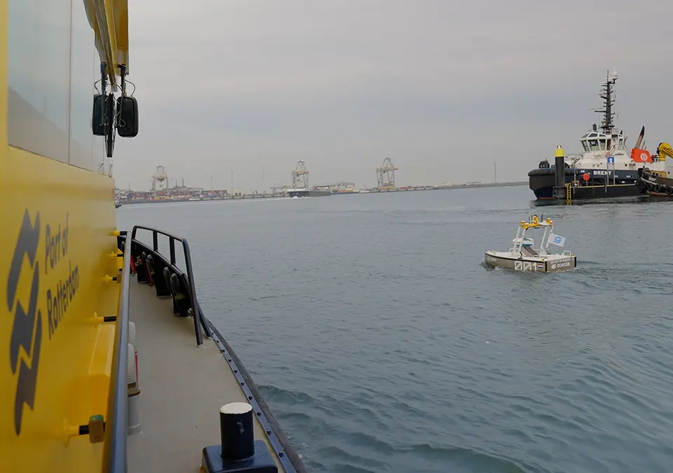 Proef met onbemand meetvaartuig succesvol afgerond