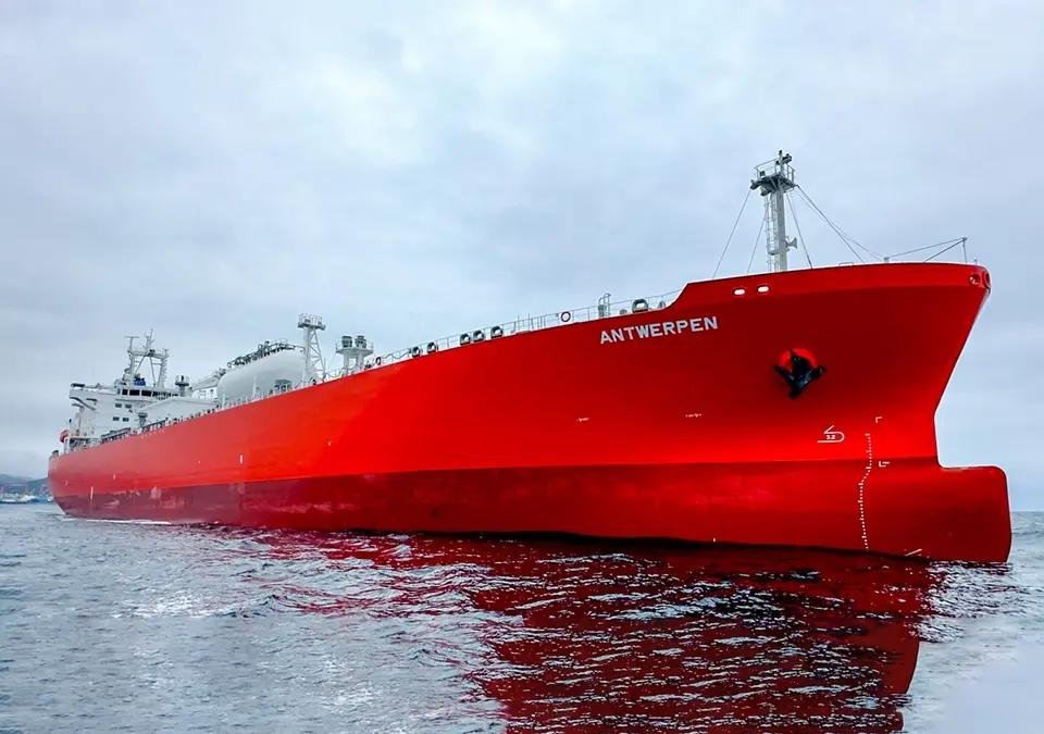 Historische oplevering voor EXMAR  met allereerste dual-fuel ammoniak-zeeschip