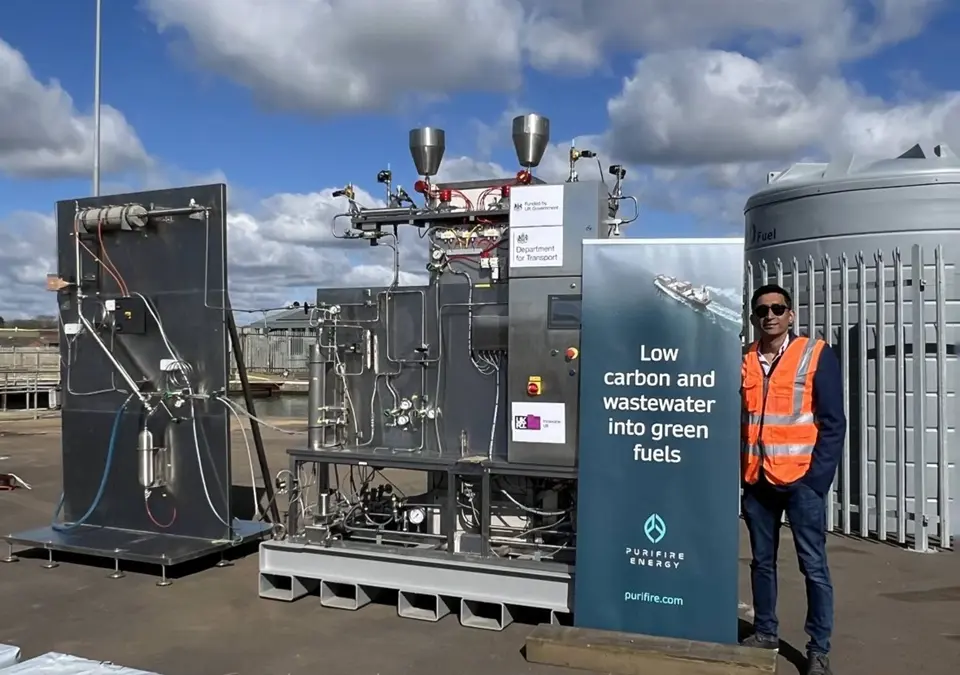 PuriFire en X-Press Feeders verkennen levering van groene biomethanol